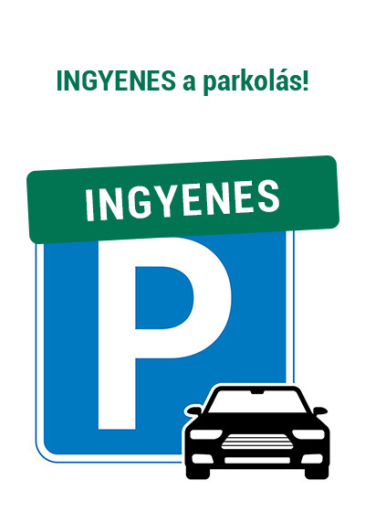 A parkolás ingyenes a Malompark területén